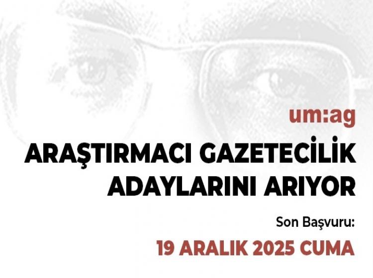 um:ag Araştırmacı Gazeteci Adaylarını Arıyor!